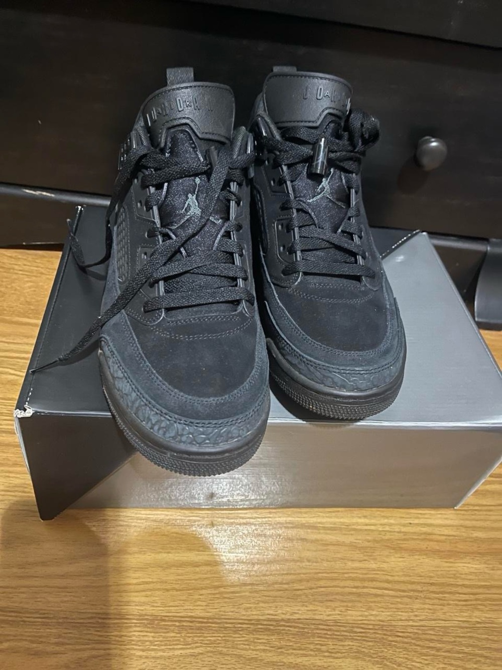 Men's Black Jordan Spizike Low Casual Sneakers